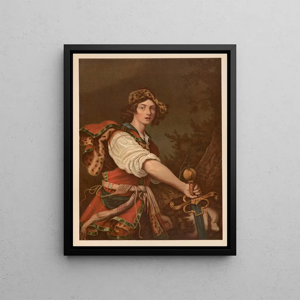 Bible classique dorée Pl050 - Jan Ladislaw Skora — framed artwork on a wall