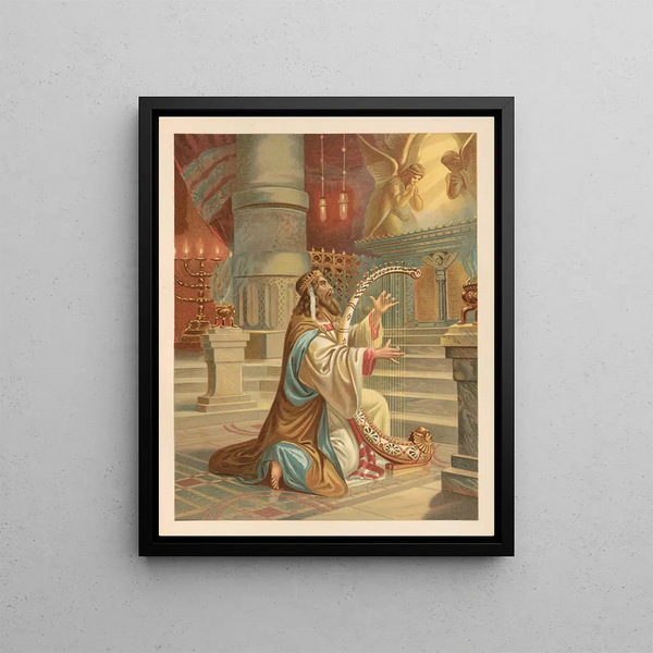 Bible złota classique Pl052 - Jan Ladislaw Skora — framed artwork on a wall