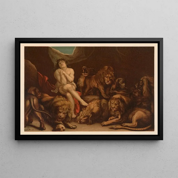 Bible dorée des classiques Pl057 - Jan Ladislaw Skora — framed artwork on a wall