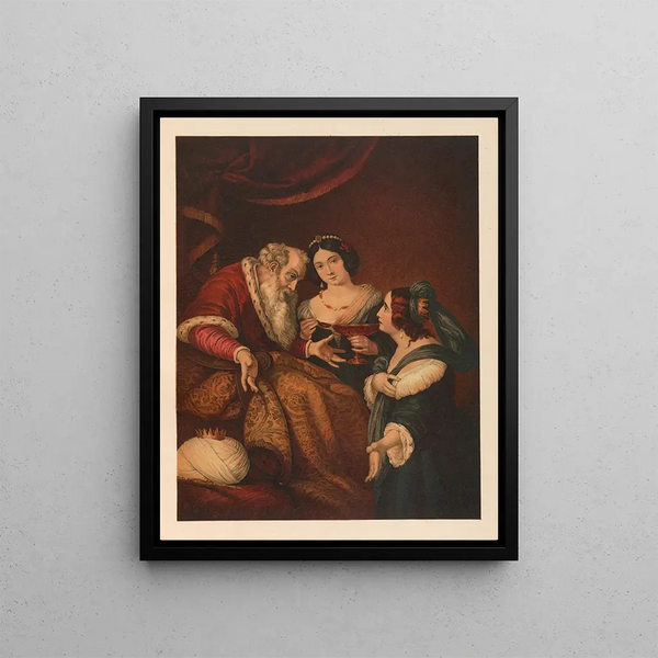 Bible złota classique Pl060 - Jan Ladislaw Skora — framed artwork on a wall
