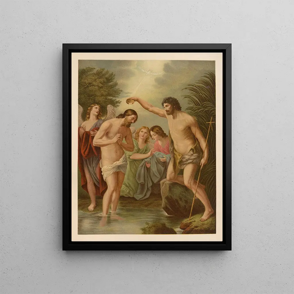 The Classic Golden Bible Pl078 - Jan Ladislaw Skora — framed artwork on a wall