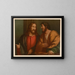 Golden Bible Painting of the Classics - Jan Ladislaw Skora — framed artwork on a wall