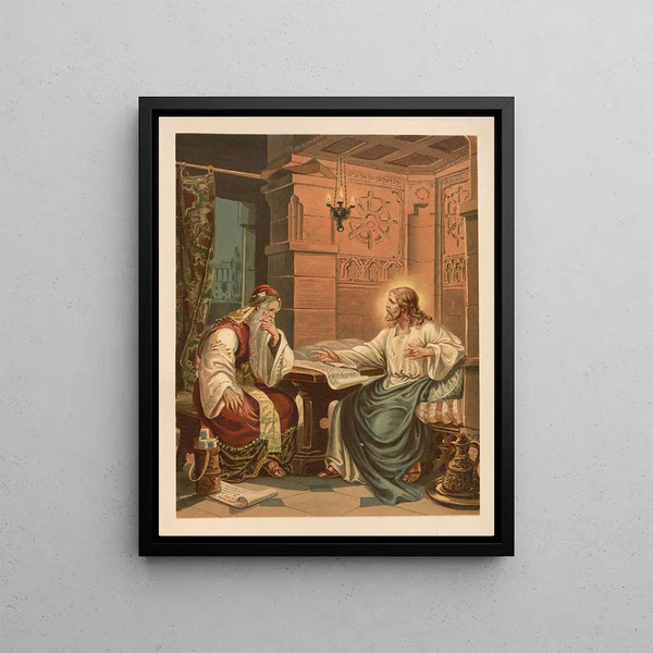 Bible złota classique Pl083 - Jan Ladislaw Skora — framed artwork on a wall