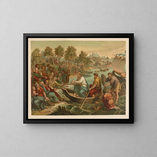 Bible dorée des classiques Pl084 - Jan Ladislaw Skora — framed artwork on a wall