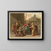 Golden Bible Painting of the Classics - Jan Ladislaw Skora — framed artwork on a wall