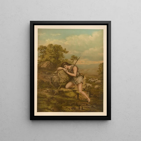The Classic Golden Bible Pl091 - Jan Ladislaw Skora — framed artwork on a wall