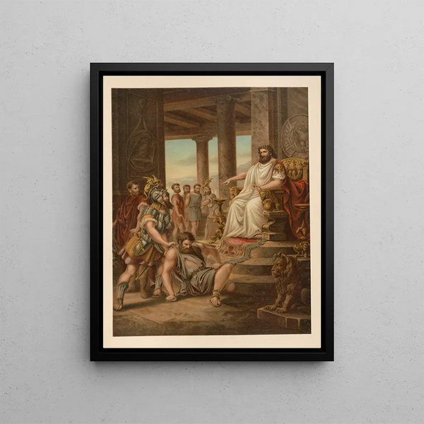 Bible złota classique Pl092 - Jan Ladislaw Skora — framed artwork on a wall