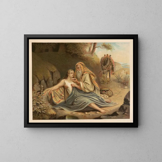 Bible dorée des classiques - Jan Ladislaw Skora — framed artwork on a wall