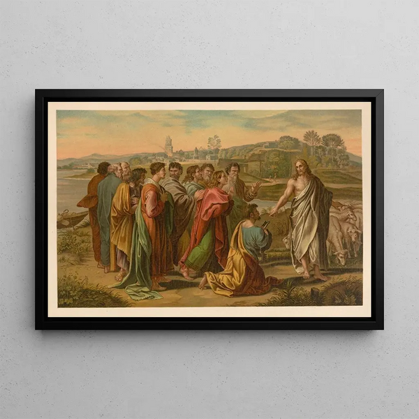 Bible dorée des classiques Pl096 - Jan Ladislaw Skora — framed artwork on a wall