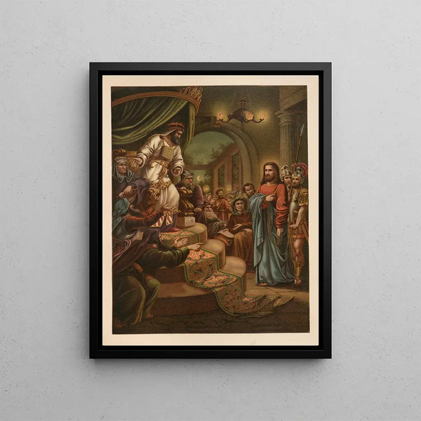Biblia złota classique Pl100 - Jan Ladislaw Skora — framed artwork on a wall