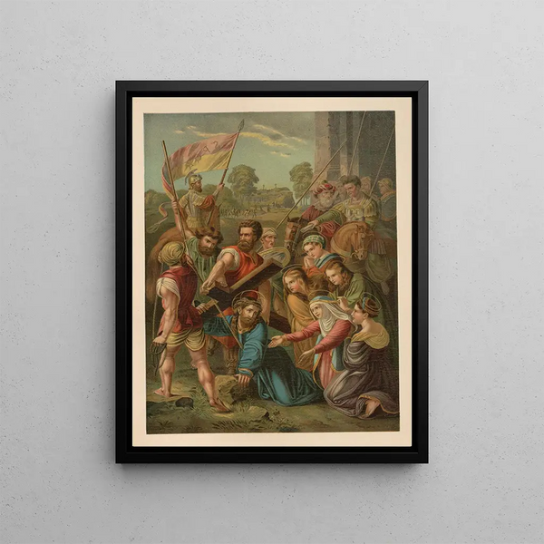Biblia złota classique Pl105 - Jan Ladislaw Skora — framed artwork on a wall