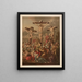Biblia złota classique Pl107 - Jan Ladislaw Skora — framed artwork on a wall