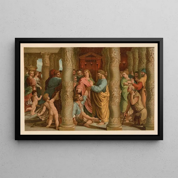 Biblia złota klasyków Pl118 - Jan Ladislaw Skora — framed artwork on a wall