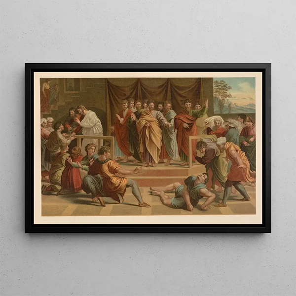 The Golden Bible of the Classics Pl120 - Jan Ladislaw Skora — framed artwork on a wall