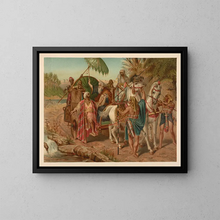 Bible dorée des classiques Pl121 - Jan Ladislaw Skora — framed artwork on a wall