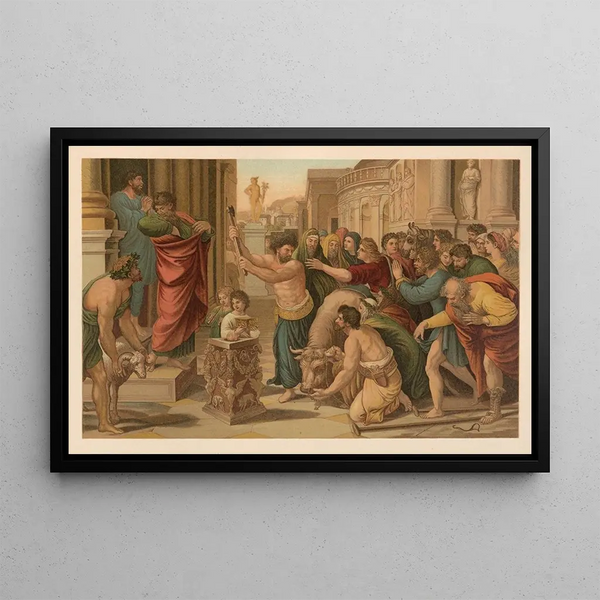 Bible dorée des classiques Pl123 - Jan Ladislaw Skora — framed artwork on a wall