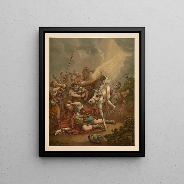 Biblia złota classique Pl125 - Jan Ladislaw Skora — framed artwork on a wall