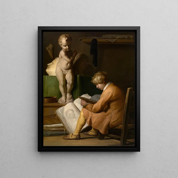 A young artist - Jan Lievens — framed artwork on a wall