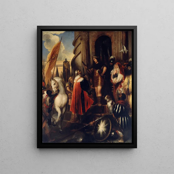 Quintus Fabius Maximus - Jan Lievens — framed artwork on a wall