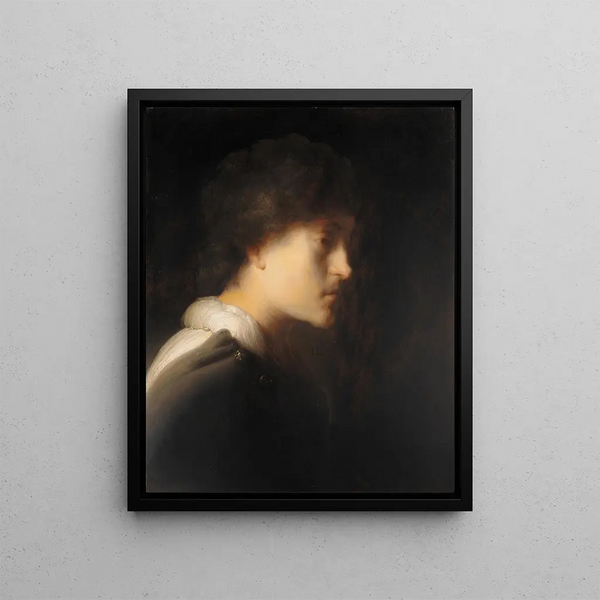 Self-portrait - Jan Lievens — framed artwork on a wall