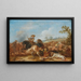 Engagement of Cavalry - Jan Martszen de Jonge — framed artwork on a wall