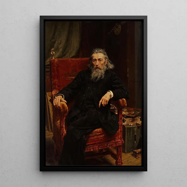 Self-portrait Painting - Jan Matejko — framed artwork on a wall