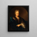 Portrait of an Old Lady - Jan Maurits Quinkhard — framed artwork on a wall