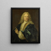 Portrait painting of Jan Hendrik van Heemskerck, Count of the Holy Roman Empire, Lord of Achttienhoven Den Bosch and Eyndschoten, captain of the citizens of Amsterdam - Jan Maurits Quinkhard — framed artwork on a wall