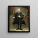 Portrait of a Man - Jan Maurits Quinkhard — framed artwork on a wall