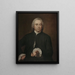 Portrait painting of Cornelis Dirksz van Forest 1704–1761 - Jan Maurits Quinkhard — framed artwork on a wall