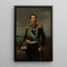 Portrait of Friedrich Berg - Jan Michał Strzałecki — framed artwork on a wall