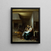 A couple in an interior - Jan Miense Molenaer — framed artwork on a wall