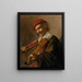The Violinist - Jan Miense Molenaer — framed artwork on a wall