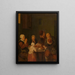 Dire la grâce - Jan Miense Molenaer — framed artwork on a wall
