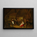 Tavern Scene - Jan Miense Molenaer — framed artwork on a wall