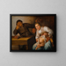 The Five Senses: L'Odorat - Jan Miense Molenaer — framed artwork on a wall