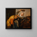 Les Cinq Sens: Le Toucher - Jan Miense Molenaer — framed artwork on a wall