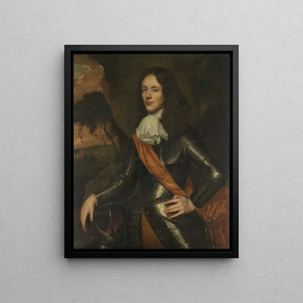 An officer - Jan Mijtens — framed artwork on a wall