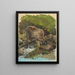 Rochers - Jan Nowopack — framed artwork on a wall