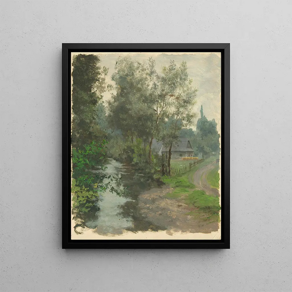 Shepherd's Hut - Jan Nowopack — framed artwork on a wall