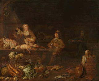 Interior kitchen painting - Jan Olis — artwork view