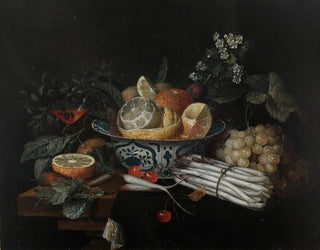 Still life with vegetables and fruits - Jan Pauwel Gillemans the Elder — artwork view