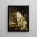 Nature morte aux fleurs - Jan Piotr Łuczyński — framed artwork on a wall