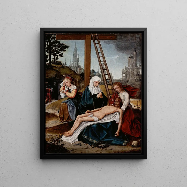Lamentation - Jan Provoost — framed artwork on a wall