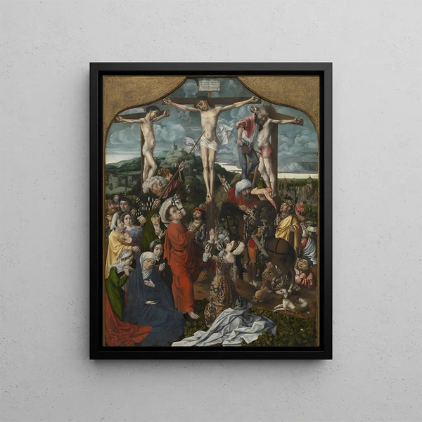 Calvaire - Jan Provoost — framed artwork on a wall