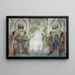 Enchanted Girl - Jan Rembowski — framed artwork on a wall