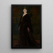 Portrait Painting of Alina Glass née Bondy - Jan Rembowski — framed artwork on a wall