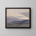 Landscape Painting of Submontane Region - Jan Rembowski — framed artwork on a wall