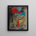 Pont - Neuf, rainy day - Jan Rubczak — framed artwork on a wall