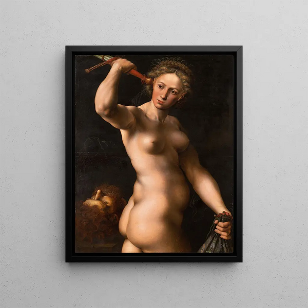 Judith - Jan Sanders van Hemessen — framed artwork on a wall